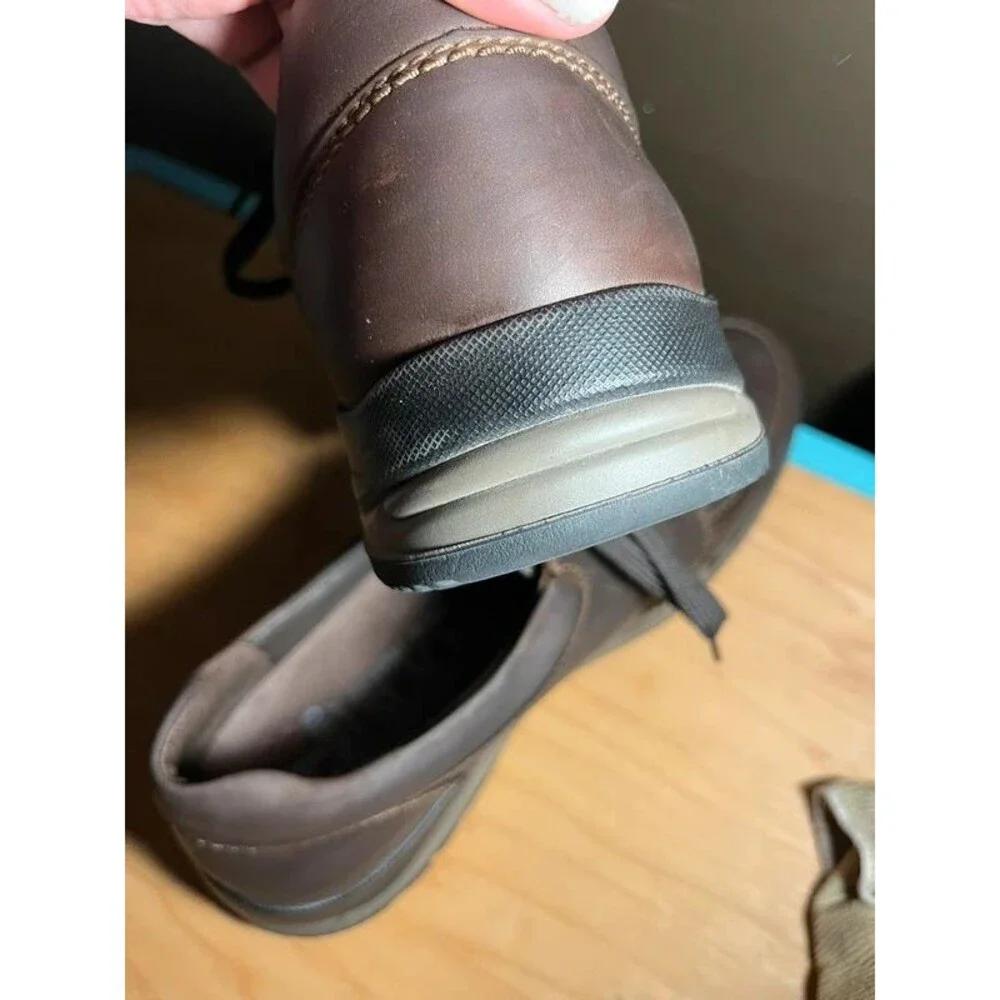 Memphisto men’s brown leather lace up shoes